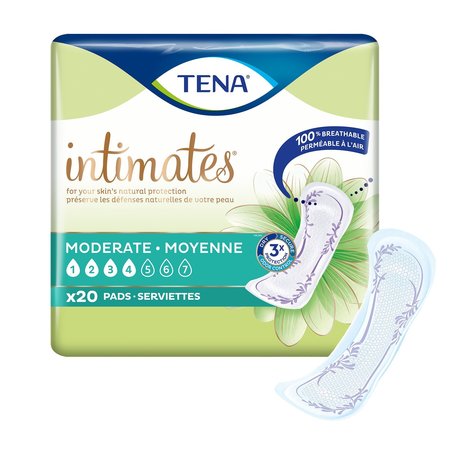 TENA Intimates Incontinent Pad 11" L Regular Length, PK 120 54284